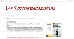 Desktop Screenshot of diespaziergaengerin.com